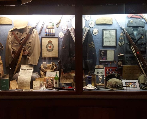 ANAF Club Mississauga 262 club room military display case
