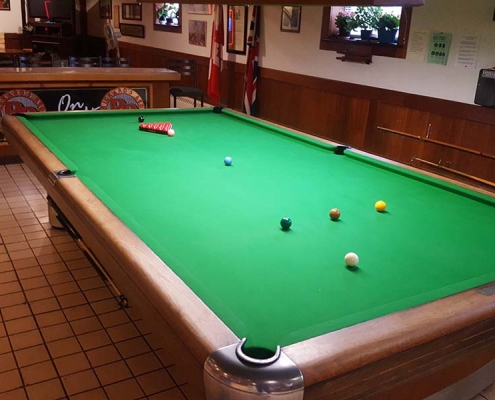 ANAF Club Mississauga 262 club room snooker table
