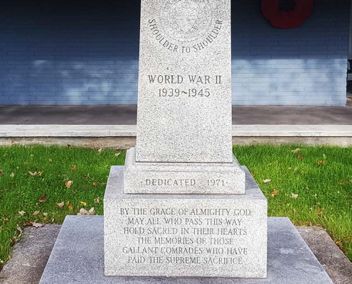 WWII memorial statue anaf 262 mississauga